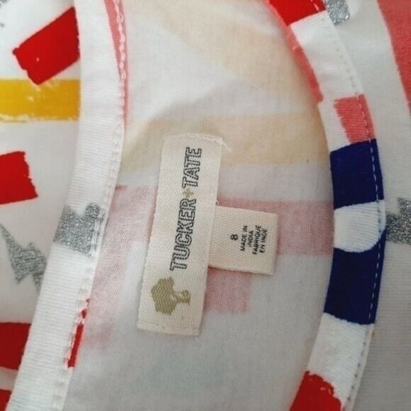 TUCKER + TATE | New - Shine Bright  Long Sleeve Dress Girls Sz 8 - Picture 8 of 9